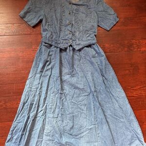 Blue Denim Dress